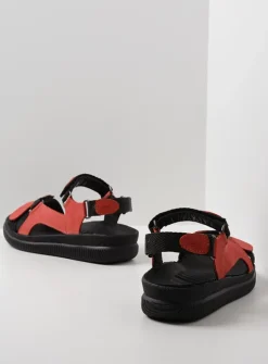 Wolky Energy Lady - rood gevet leer<DAMES Sandalen