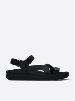 Wolky Energy Lady - zwart gevet leer<DAMES Sandalen