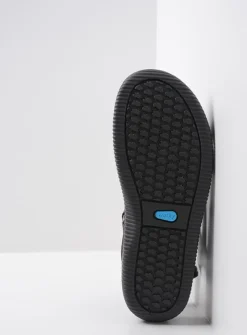 Wolky Energy Lady - zwart/blauw suede<DAMES Sandalen