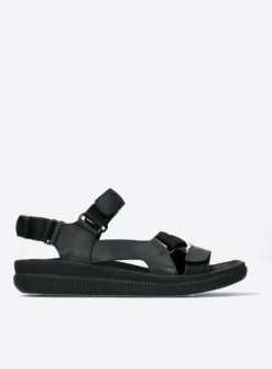 Wolky Energy Men - zwart gevet leer<Heren Sandalen Voor Heren