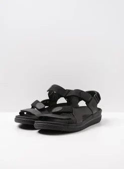 Wolky Energy Men - zwart gevet leer<Heren Sandalen Voor Heren
