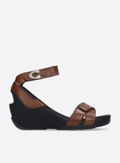 Wolky Era - cognac leer<DAMES Sandalen