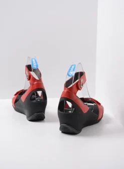 Wolky Era - rood leer<DAMES Sandalen