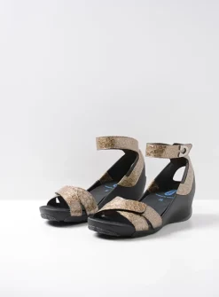 Wolky Era - taupe leer<DAMES Sandalen