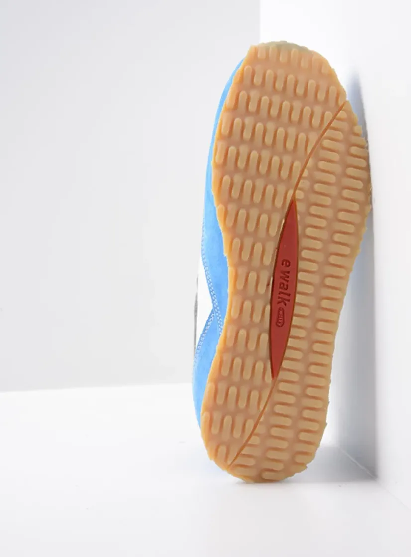 Wolky e-Runner - combi wit leer<Heren Veterschoenen Heren|Sneakers Heren