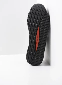Wolky e-Runner - zwart combi leer<Heren Veterschoenen Heren|Sneakers Heren