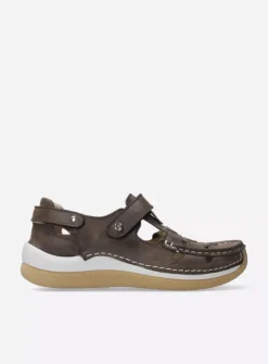 Wolky Esperanza - cederbruin leer<DAMES Bandschoenen