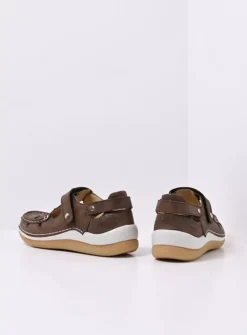 Wolky Esperanza - cederbruin leer<DAMES Bandschoenen