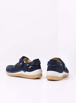 Wolky Esperanza - denim effectleer<DAMES Bandschoenen