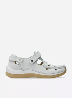 Wolky Esperanza - gebroken wit effectleer<DAMES Bandschoenen