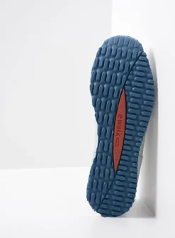 Wolky e-Walk - lichtgrijs/atlantisch blauw leer<DAMES Lage Veterschoenen|Wandelschoenen