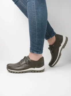 Wolky Fly - cactus leer<DAMES Lage Veterschoenen|Herfst/Winter