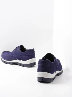 Wolky Fly - paars nubuck<DAMES Lage Veterschoenen|Herfst/Winter