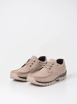 Wolky Fly - safari nubuck<DAMES Lage Veterschoenen|Herfst/Winter