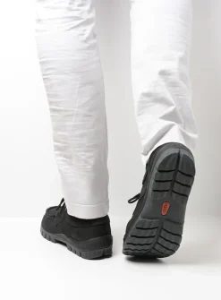 Wolky Fly men - zwart nubuck<Heren Veterschoenen Heren|Comfortschoenen Heren