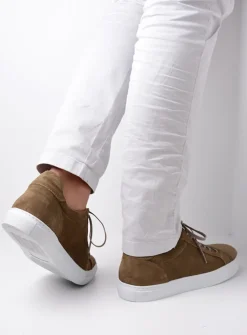 Wolky Forecheck - donker taupe suede<Heren Veterschoenen Heren|Sneakers Heren