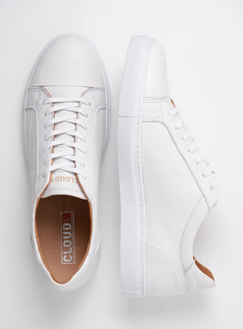 Wolky Forecheck - wit leer<Heren Veterschoenen Heren|Sneakers Heren