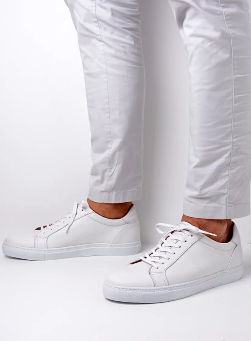 Wolky Forecheck - wit leer<Heren Veterschoenen Heren|Sneakers Heren