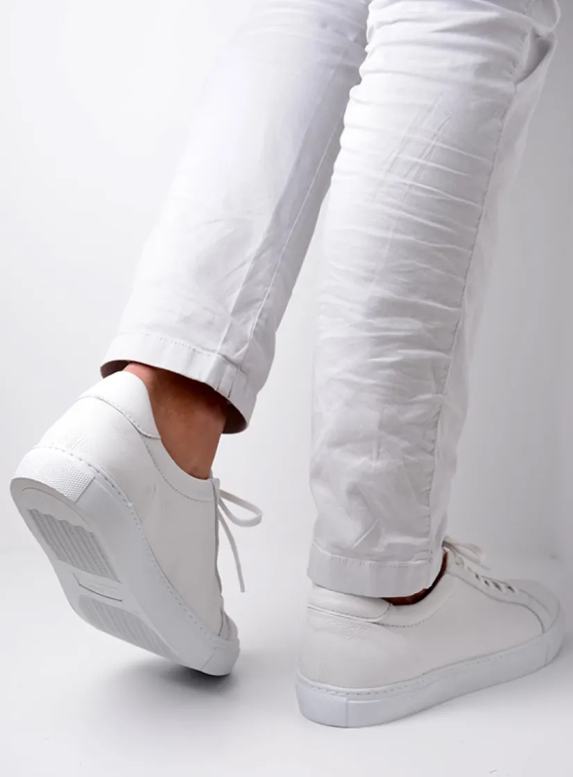 Wolky Forecheck - wit leer<Heren Veterschoenen Heren|Sneakers Heren