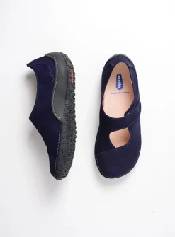 Wolky Fresh - paars nubuck<DAMES Bandschoenen