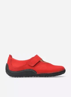 Wolky Fresh - rood nubuck<DAMES Bandschoenen