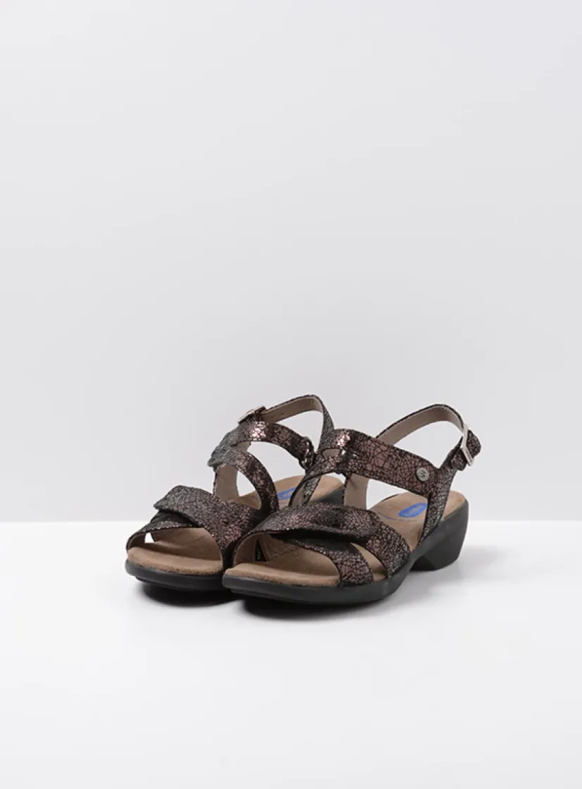 Wolky Fria - bruin leer<DAMES Sandalen