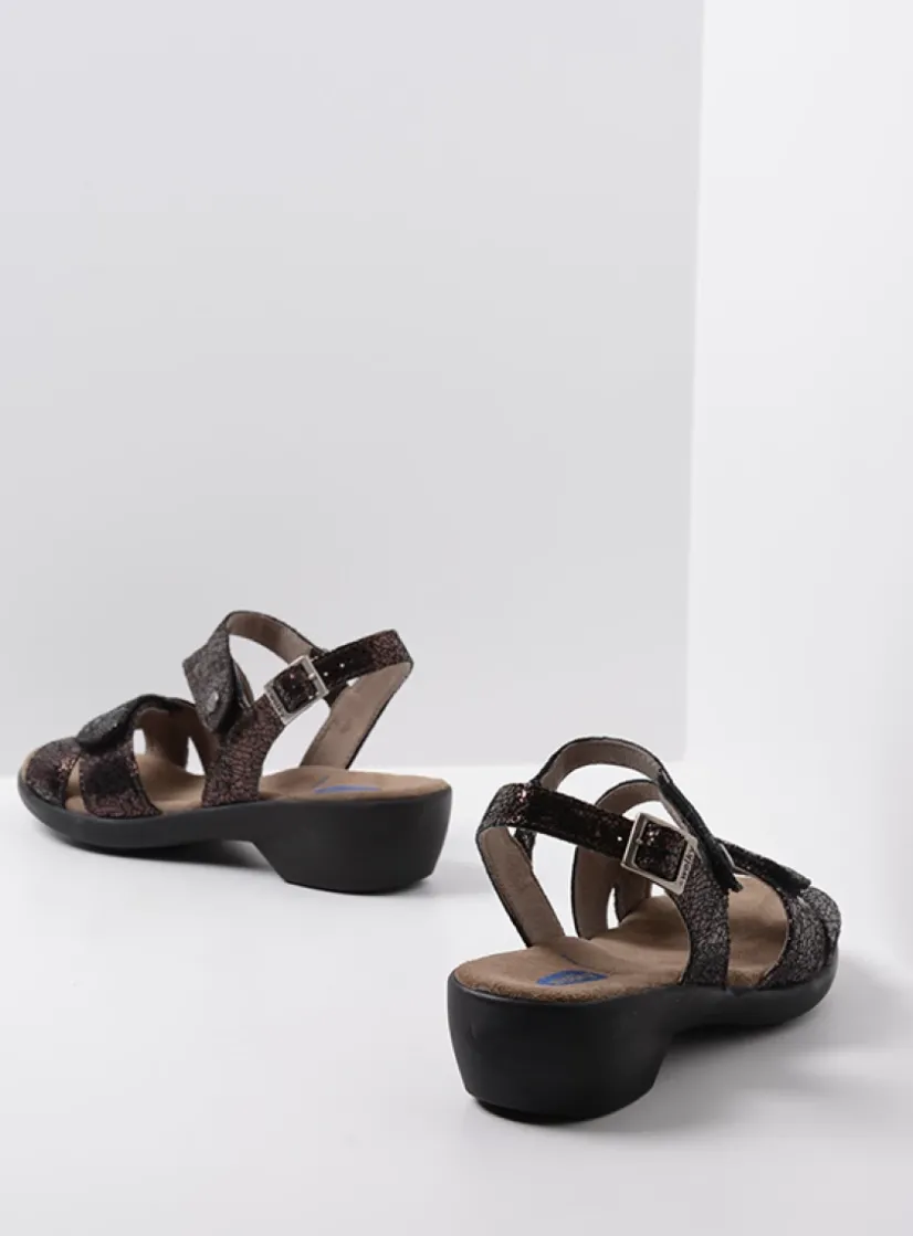 Wolky Fria - bruin leer<DAMES Sandalen