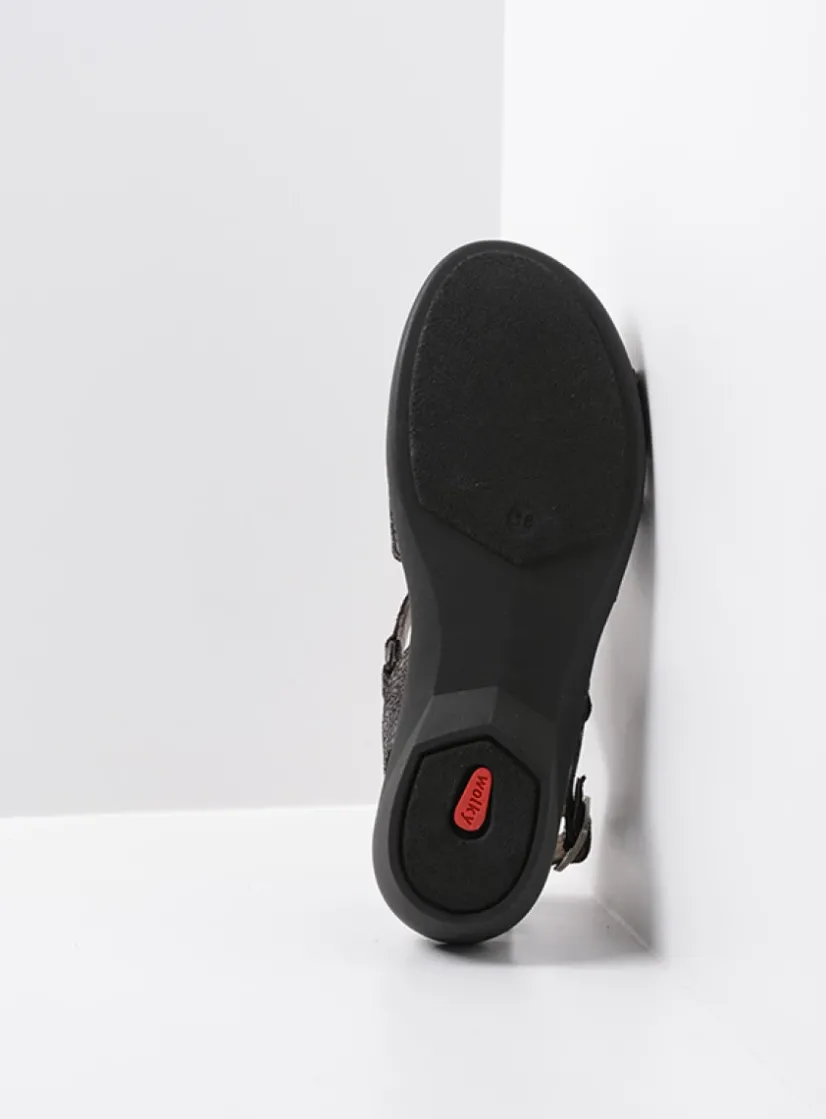 Wolky Fria - bruin leer<DAMES Sandalen