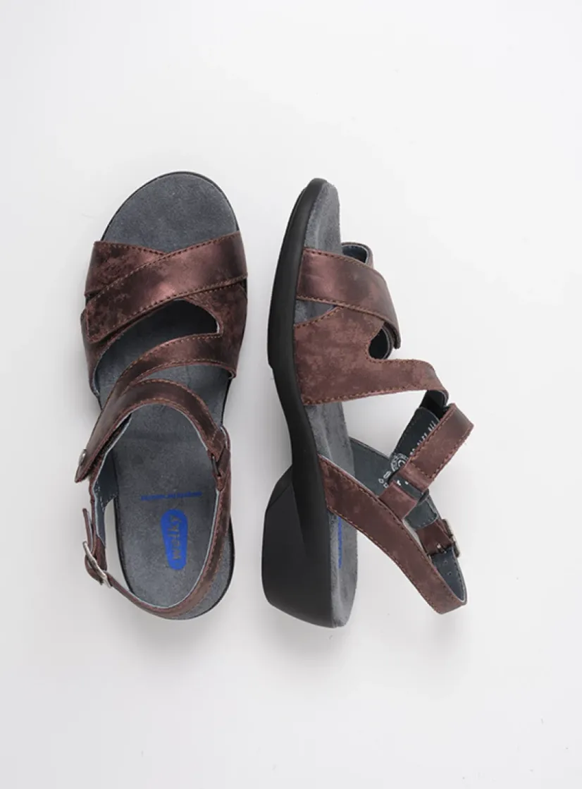 Wolky Fria - mokka nubuck<DAMES Sandalen