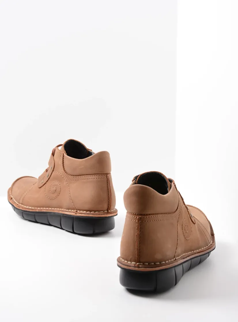 Wolky Gallo - cognac nubuck<DAMES Herfst/Winter