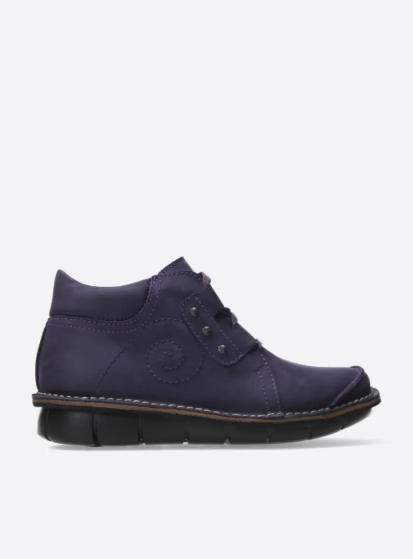 Wolky Gallo - paars nubuck<DAMES Herfst/Winter