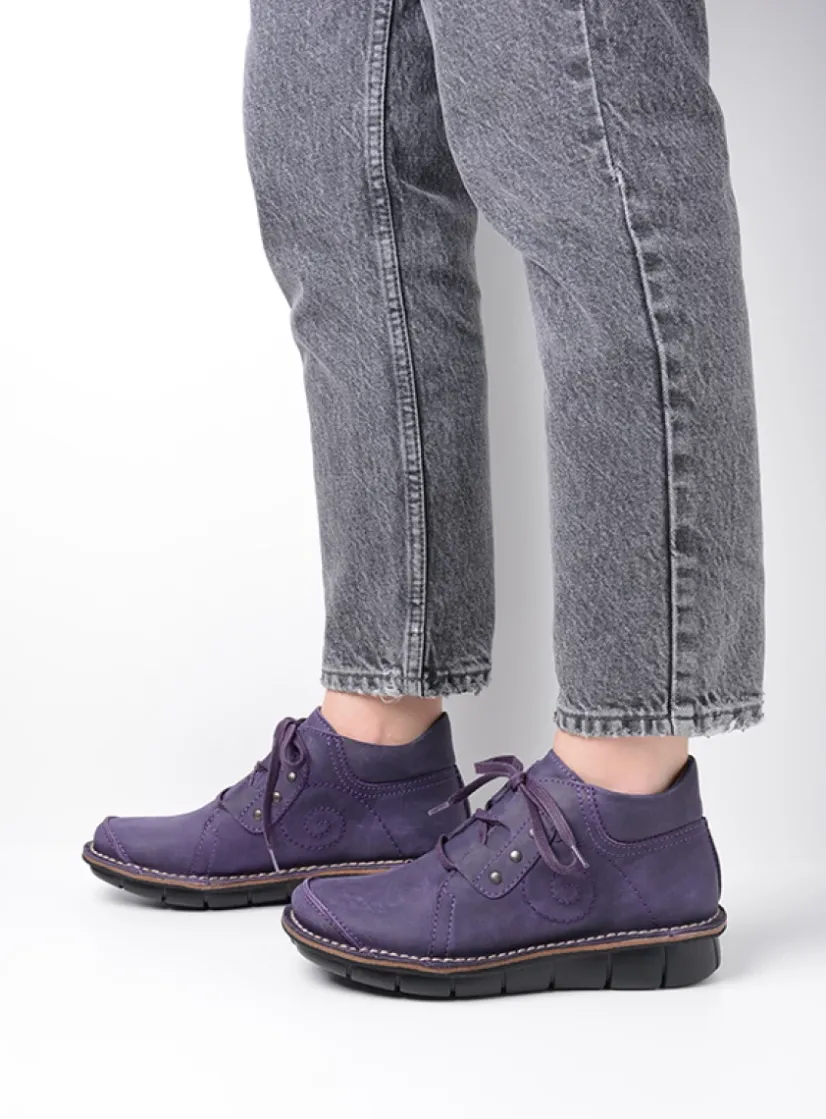 Wolky Gallo - paars nubuck<DAMES Herfst/Winter