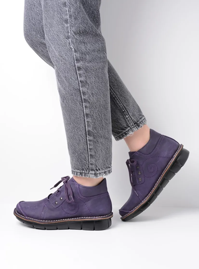 Wolky Gallo - paars nubuck<DAMES Herfst/Winter