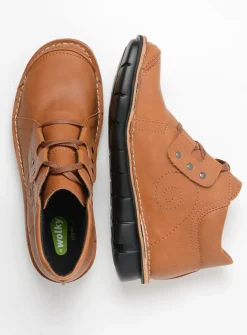 Wolky Gallo Vegan -<DAMES Hoge Veterschoenen|Herfst/Winter