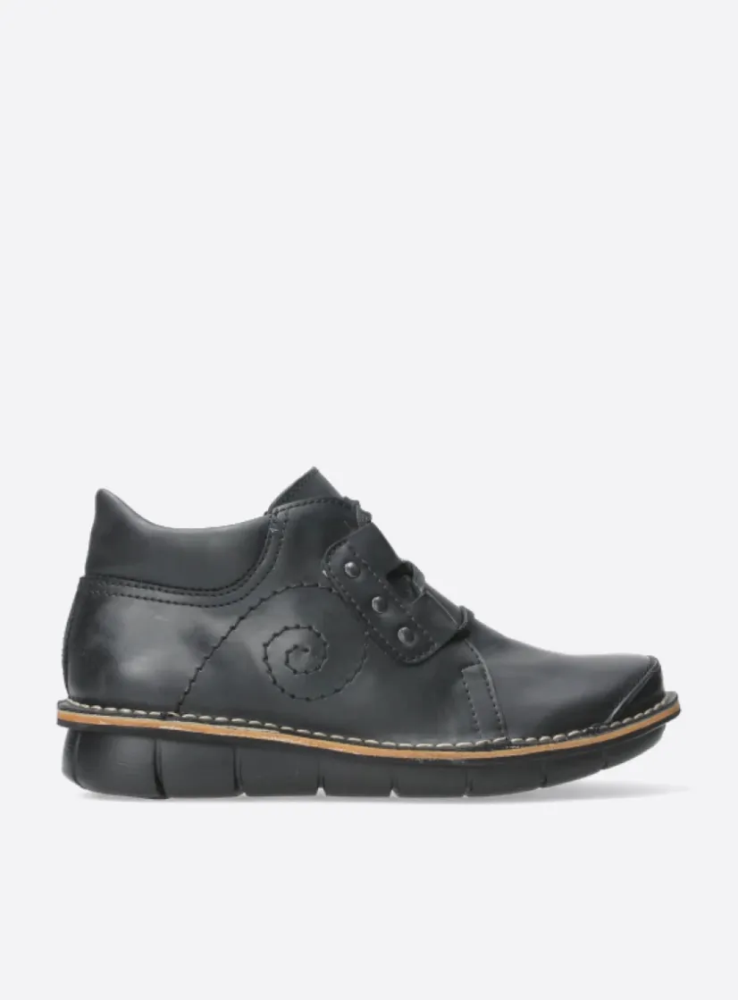 Wolky Gallo Vegan -<DAMES Hoge Veterschoenen|Herfst/Winter