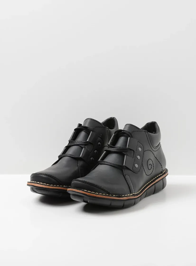 Wolky Gallo Vegan -<DAMES Hoge Veterschoenen|Herfst/Winter