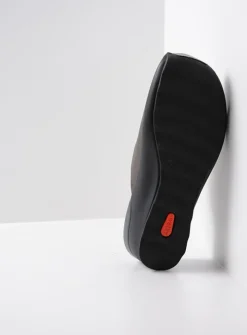 Wolky Go - brons leer<DAMES Slippers|Klompen