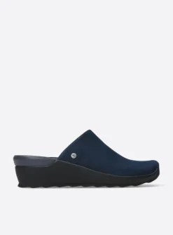 Wolky Go - denim nubuck<DAMES Slippers|Klompen