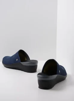 Wolky Go - denim nubuck<DAMES Slippers|Klompen
