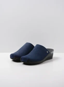 Wolky Go - denim nubuck<DAMES Slippers|Klompen