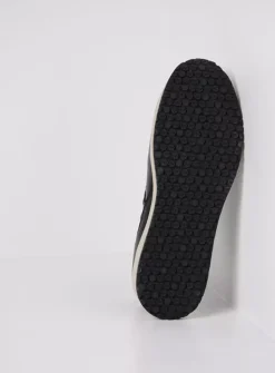 Wolky Hammer - zwart combi leer<DAMES Lage Veterschoenen|Sneakers