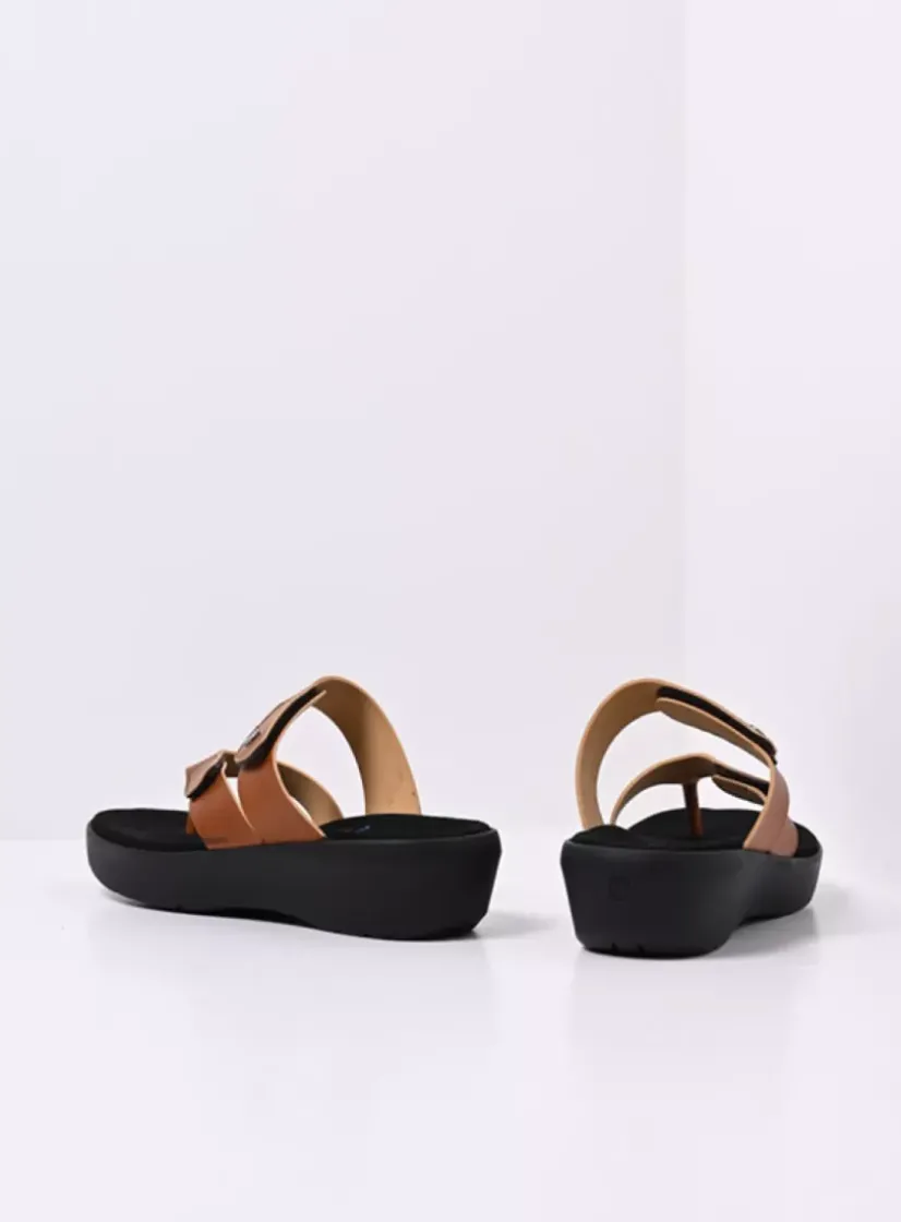 Wolky Hobie - naturel biocare<DAMES Slippers