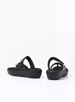 Wolky Hobie - zwart biocare<DAMES Slippers