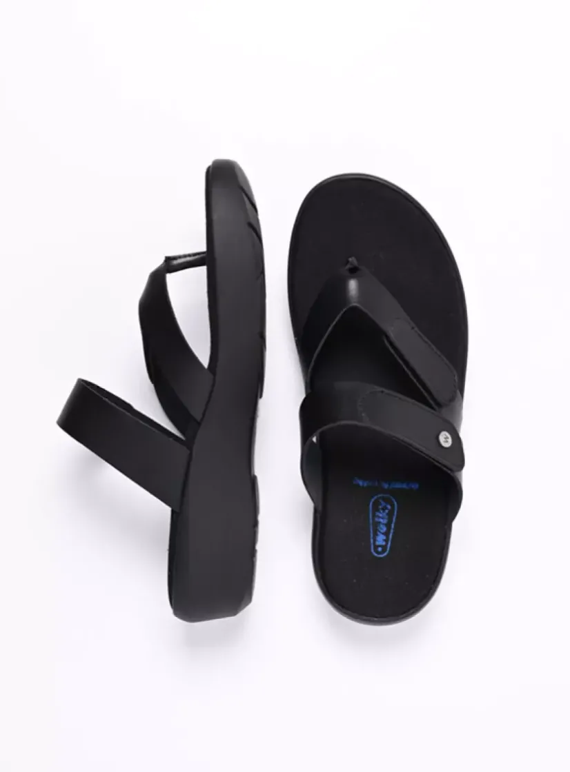 Wolky Hobie - zwart biocare<DAMES Slippers