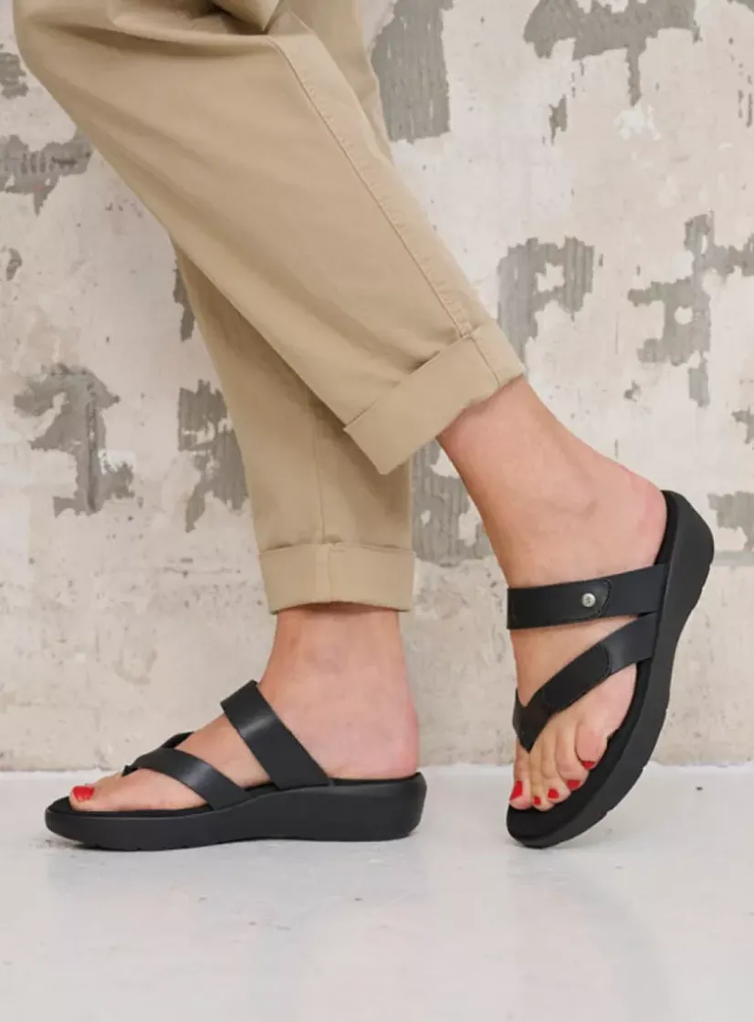 Wolky Hobie - zwart biocare<DAMES Slippers