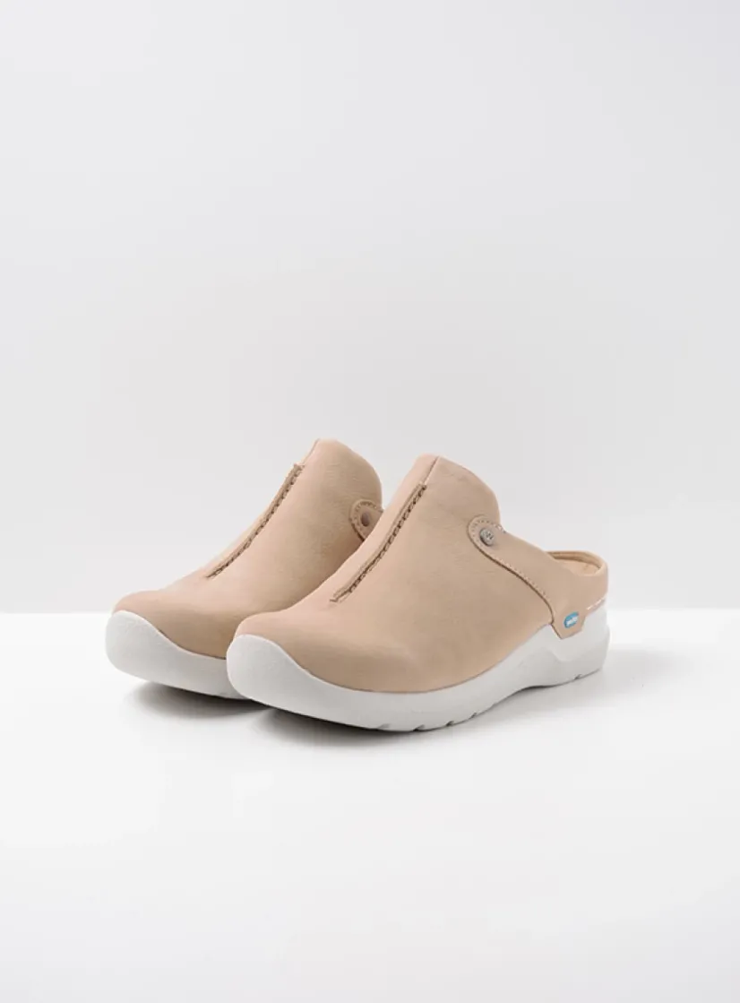Wolky Holland DB - beige nubuck<DAMES Slippers|Klompen