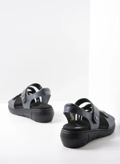 Wolky Ikaria - antraciet leer<DAMES Sandalen
