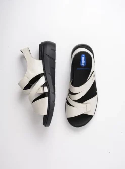 Wolky Ikaria - gebroken wit leer<DAMES Sandalen