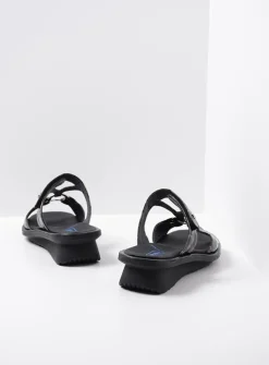 Wolky Isa - brons croco lakleer<DAMES Slippers