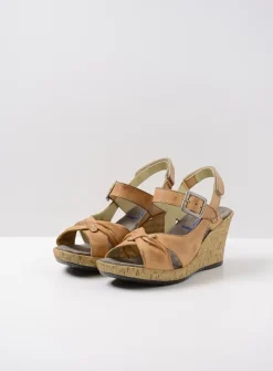 Wolky Ixia 2 - naturel leer<DAMES Sandalen
